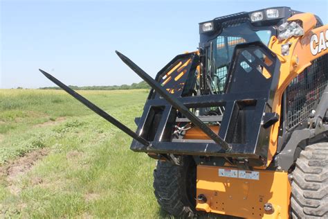 heavy duty skid steer bale spear|skid steer bale spear plans.